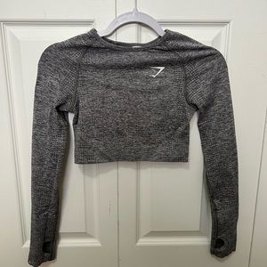 Women’s gymshark adapt vital seamless cropped long sleeve